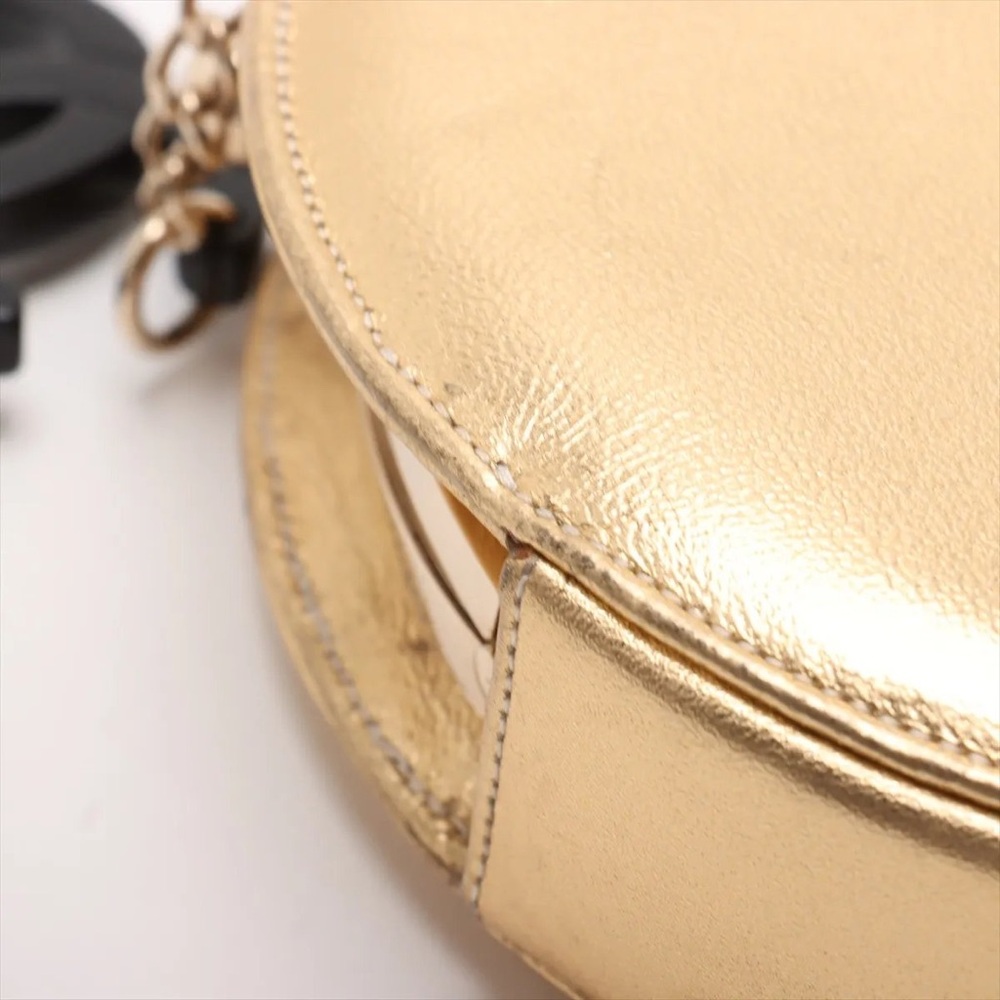 Chanel gold and black circle clutch - Picture 3 of 9